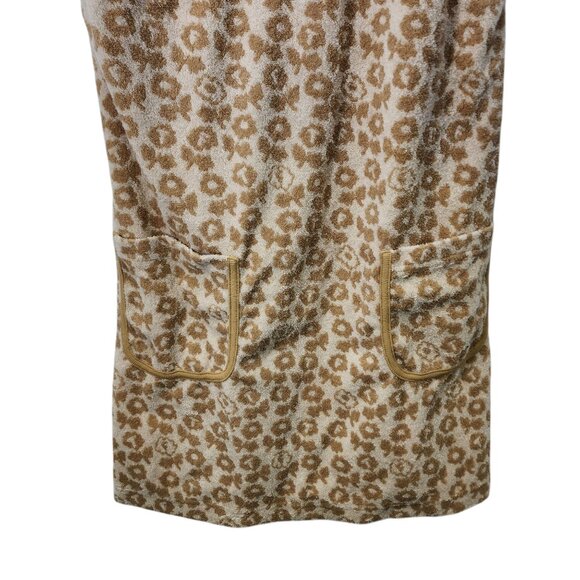 Teddy Fresh Boardwalk Terry Dress Womens Floral Print Size‎ L Terrycloth - Picture 4 of 7